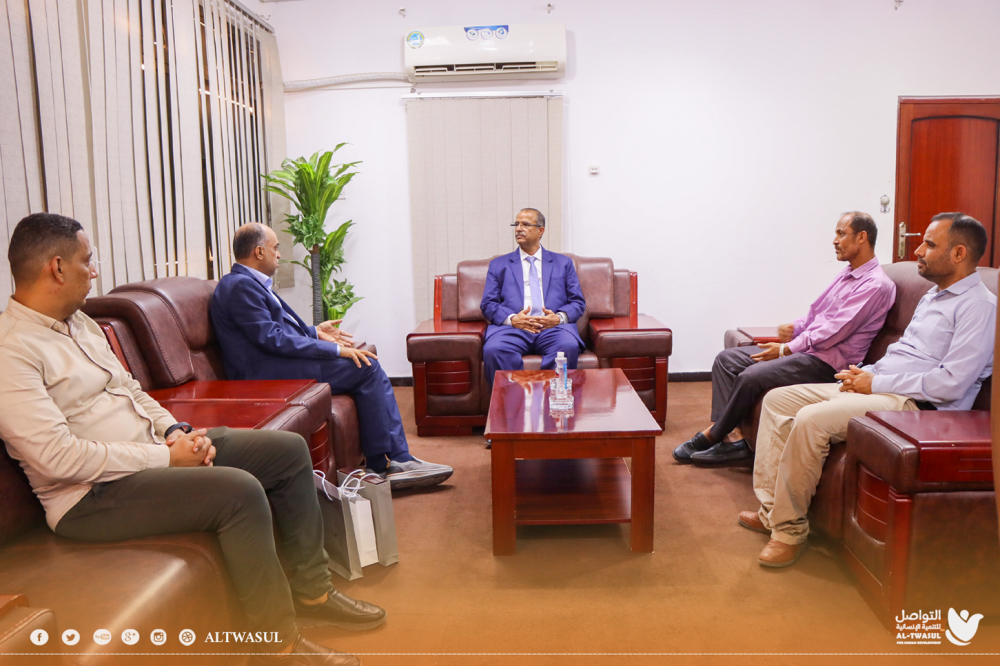  The CEO of Altwasul for Human Development Meets The Minister of Social Affairs and Labor, and Discusses about the Foundation's Interventions in Humanitarian and Development Sectors